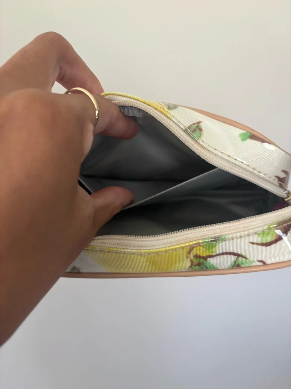kate spade Lemon Print Cosmetic Pouch - Yellow - Picture 9 of 9
